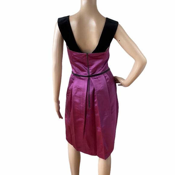 D&G Dolce & Gabbana Satin & Velvet Dress (IT 40 / US 4) - Picture 7 of 15